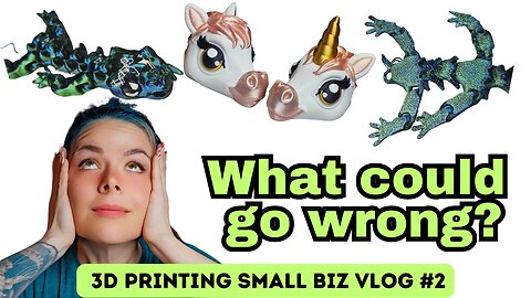 BEGINNER 3D Print Shop: Wins and Disasters Exposed!