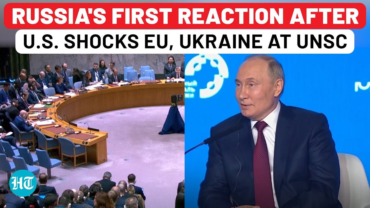 Russia's 1st Reaction After Trump Shocks Europe, Ukraine With Pro-Putin Move At UNSC| USA| Zelensky