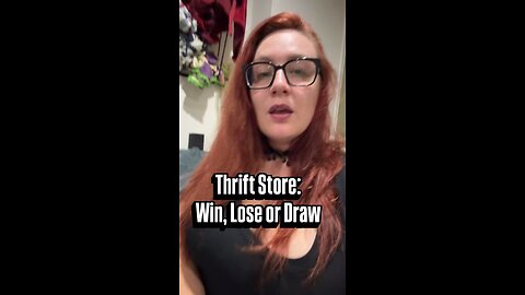 What do you think? #thrift #thrifting #thrifthaul #funny #thriftstorewinloseordraw