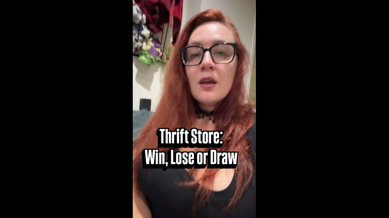 What do you think? #thrift #thrifting #thrifthaul #funny #thriftstorewinloseordraw