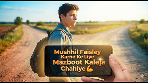 Mushkil Faislay Karne Ke Liye Mazboot Kaleja Chahiyye | Motivational Urdu Video