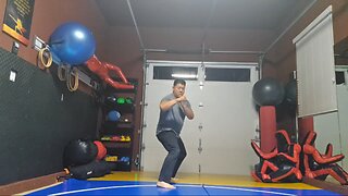 WTD Front Kick to Oblique Kick sequential
