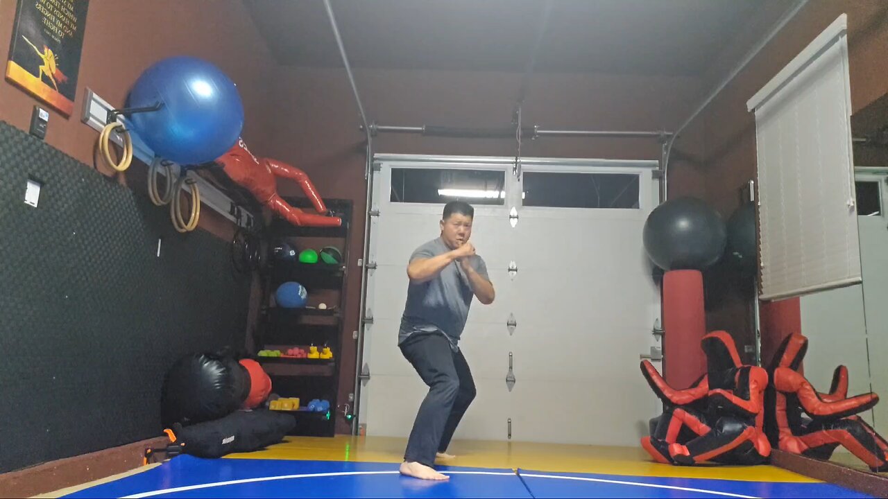 WTD Front Kick to Oblique Kick sequential