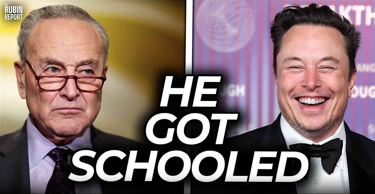 Chuck Schumer Humiliated as Elon Musk Responds to His Threat