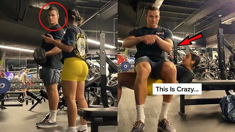 Thick White GIrl Approaches Man In Gym, Then THIS Happened…