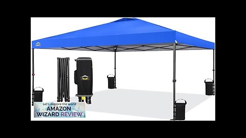 CROWN SHADES 10x10 Pop Up Canopy Beach Tent with One Push Review