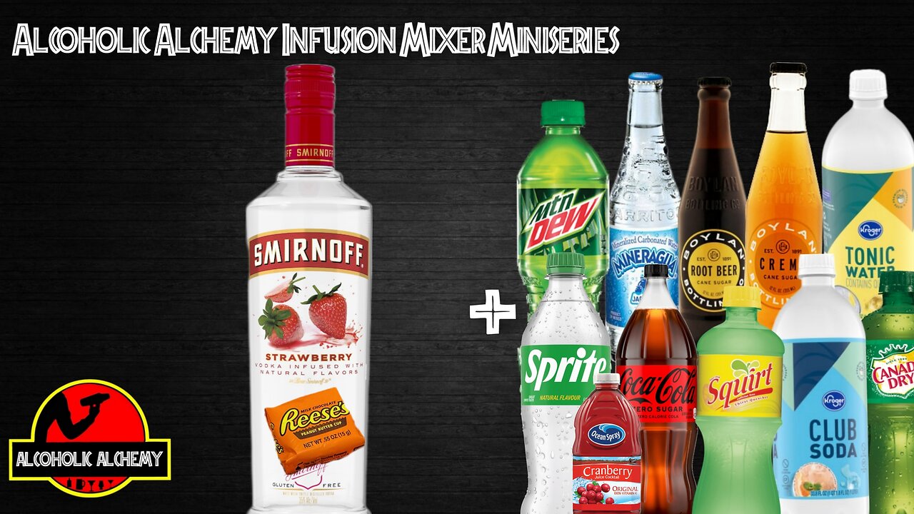 Alcoholic Alchemy Infusion Mixer Miniseries: Reese’s Peanut-butter Cup Strawberry Vodka