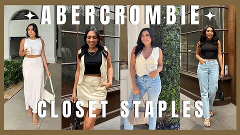 ABERCROMBIE TRY ON HAUL | CLASSIC STYLE FOR ALL YEAR AROUND | CLOSET STAPLES