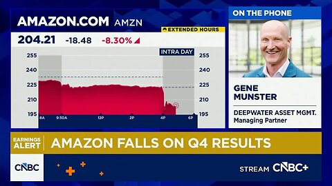 About 80% of Amazon's 2026 capex spending likely AI-related: Deepwater's Munster