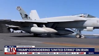 Trump says he's 'considering' limited military strike on Iran