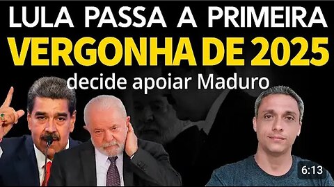 In Brazil the first Shame of 2025 LULA decides to support Maduro in Venezuela sends representative