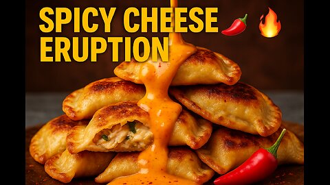 Spicy Cheese Chicken Pierogis – FlavorVille Eruption 🌶🔥