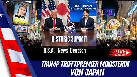 LIVE - Präsident Trump trifft die japanische Premierministerin Sanae Takaichi.
