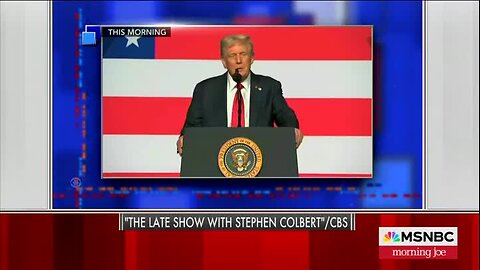 ‘What the Hell Are You Talking About?’: Colbert Stunned By Trump’s Bizarre Stair Ramble