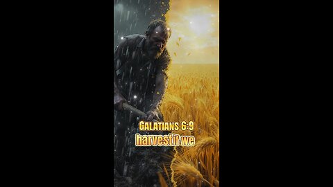 Galatians 6:9 | Don't Quit Now! Your Reward Is Coming!🏆🌾#motivation #faith #dailybibleinspiration