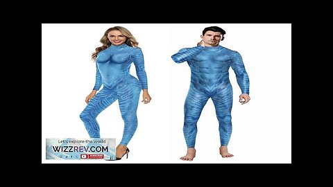 Cosplay Costume Avatar Movie Themed 3D Digital Print Jumpsuit for Men Review