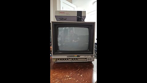 Super Mario Brothers on a CRT