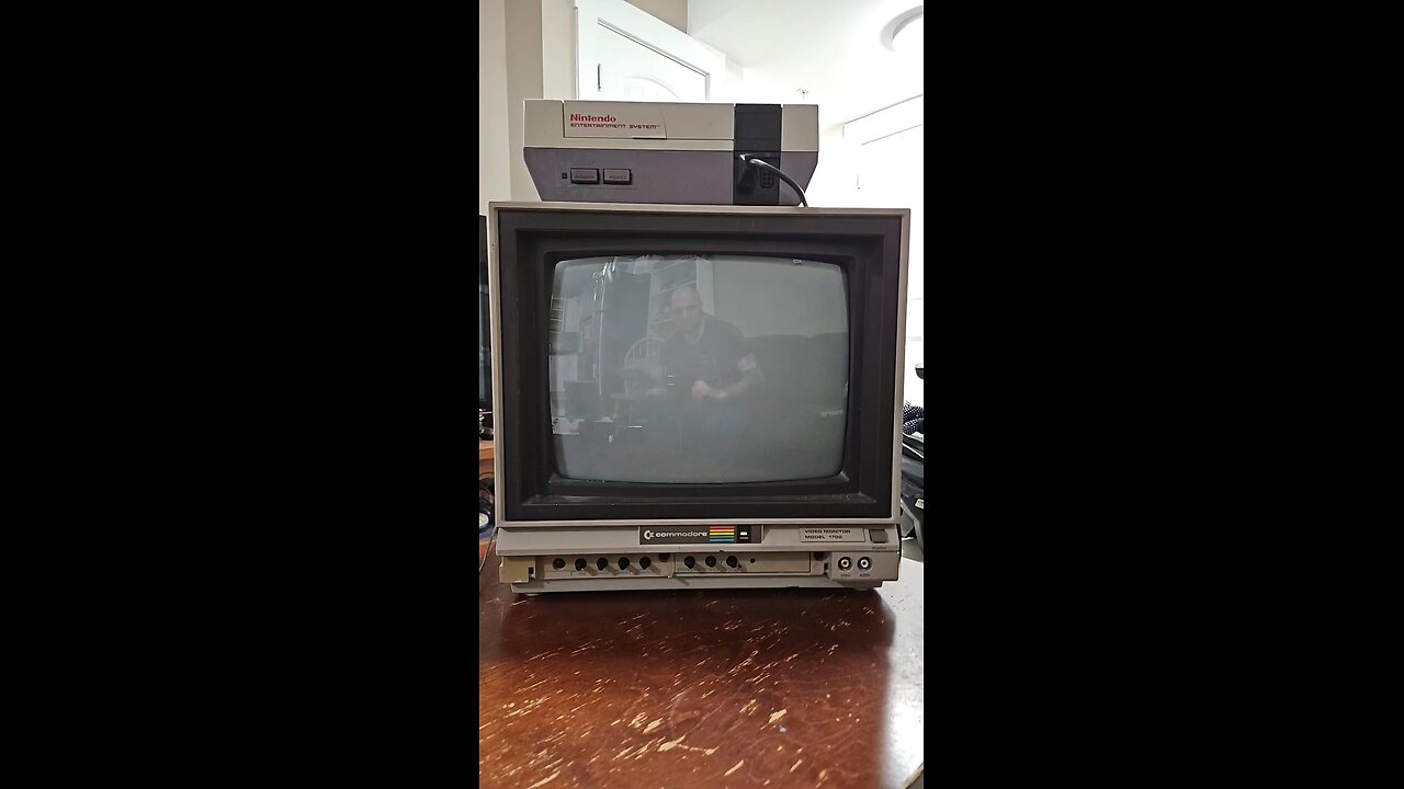 Super Mario Brothers on a CRT