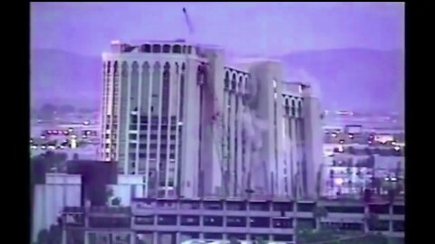 Sands and Aladdin Hotels and Casinos Las Vegas Implosions