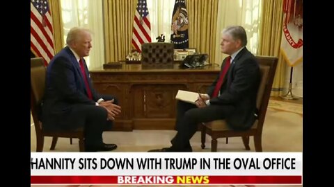 Trump Interview oval office | Hannity