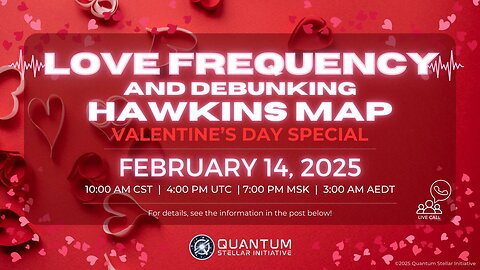 Unicorn Report #7 - Love Frequency and Debunking Hawkins Map (February 23, 2025)