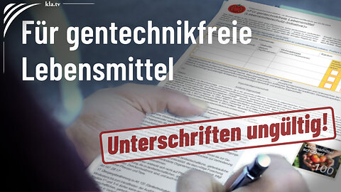 Plötzlich sind Tausende Unterschriften ungültig!