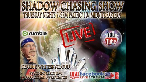 SHADOW CHASING SHOW 23-10-2025- CRYSTALS USES-C19 DIPSTICK INFECTIONS -SPANISH FLU FALSE 1918 VIRUS