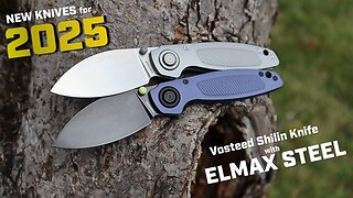 New Knives of 2025 | Vosteed Shilin Knife with ELMAX Steel?! | Atlantic Knife