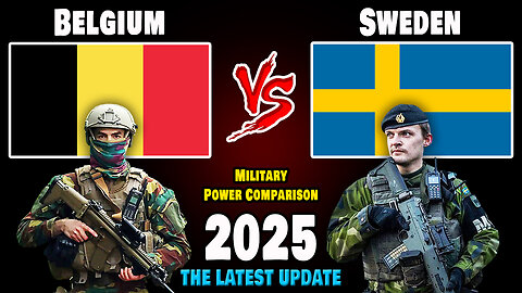 Belgium vs Sweden Military Power Comparison 2025 | Sweden vs Belgium Military Power 2025