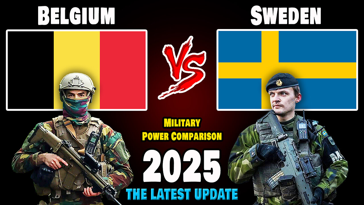 Belgium vs Sweden Military Power Comparison 2025 | Sweden vs Belgium Military Power 2025