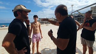[Sep 27, 2025] FLAT EARTH DAVE delivers ball-busting blow to Helios theologist. @flatearthdave [TRINITY 4]