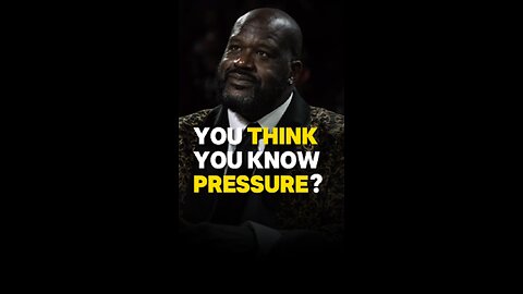 What does "real pressure" mean to you?