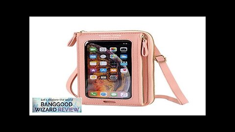 Touch-screen Mobile Phone Shoulder Bag Multi-function One-shoulder Versatile Transparent Review