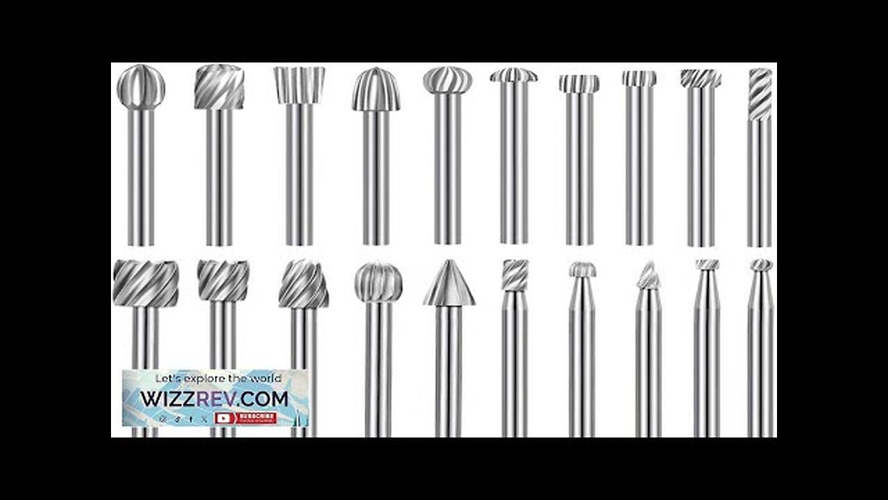 3mm High Speed Steel Woodworking Rotary Files Set of 20 Carving Review