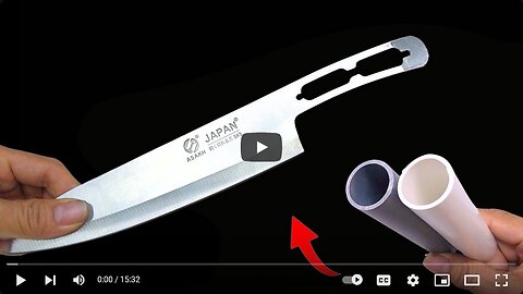 90_ of people don't know this trick to make super durable knife handles from PVC