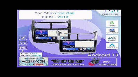 Android 12 For Chevrolet Sail 2009 2010 2011 2012 2013 Car Radio Review