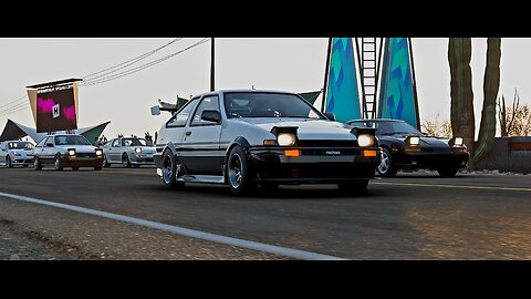 Forza Horizon 5 | Engine ASMR | Candlelight Parade | 1985 Toyota Sprinter Trueno GT Apex (AE86)