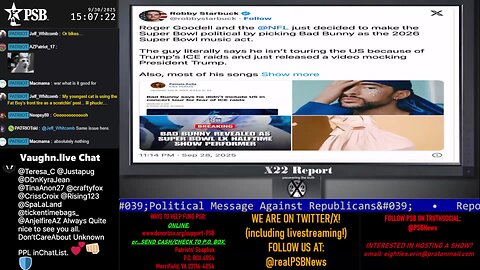 2025-09-30 15:02 EDT - The PATRIOTski Tavern: