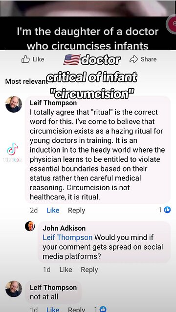 Doctor complains about "Circumcision"