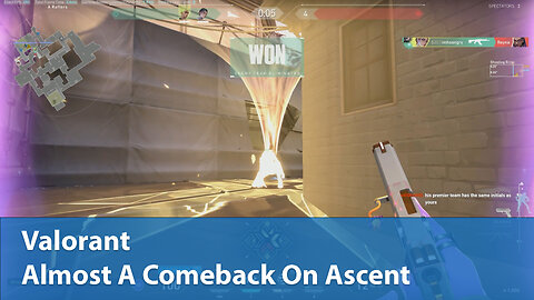 Almost A Comeback On Ascent | Competitive 1W-2L | Valorant