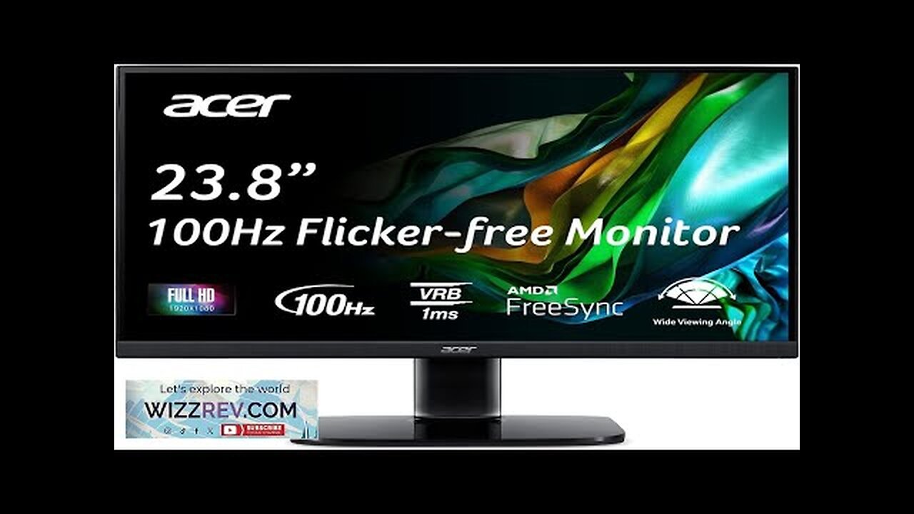 Acer KC242Y Hbi 23.8" Full HD (1920 x 1080) Zero-Frame Gaming Office Review