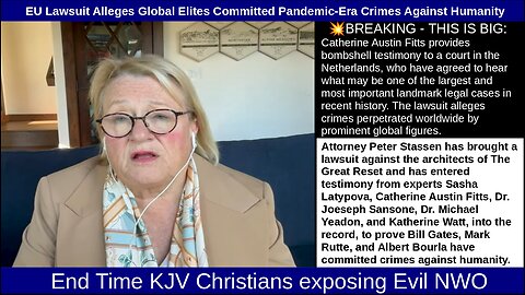 Catherine Austin Fitts Statement: The Great Reset on Trial