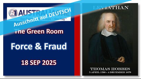 🔎 AustraliaOne Party - Force and Fraud vom 18.09.25♟⛓️🔥