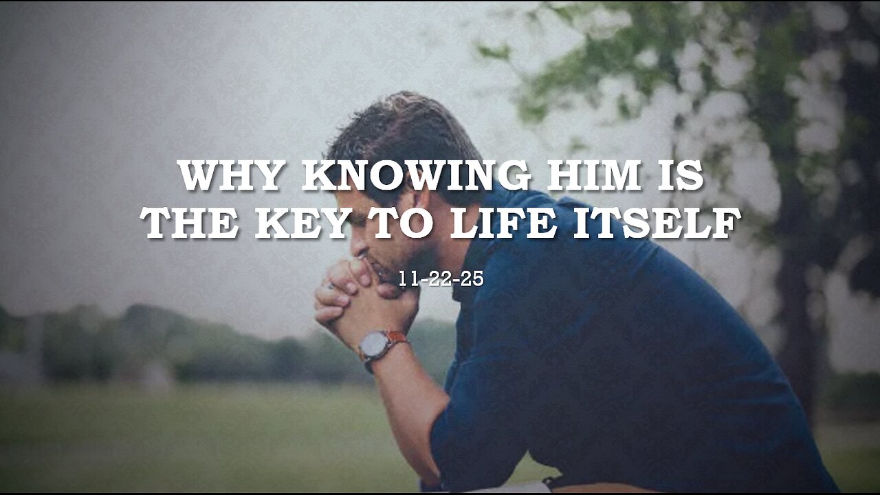 WHY KNOWING HIM IS THE KEY TO LIFE: GRACE AND PEACE