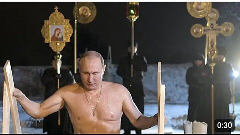 Russian president Vladimir Putin braves subzero lake to mark Orthodox Epiphany