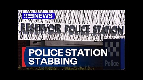 Woman threatened at knifepoint at police station car park 9 News Australia