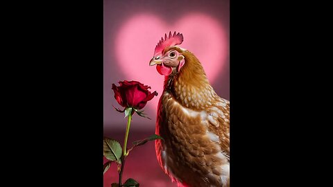 💘🐔 Hen in Love Mode ON!