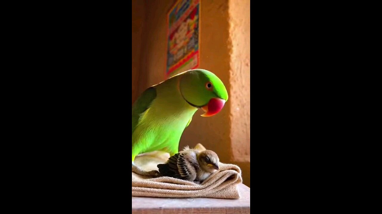parrot and bird