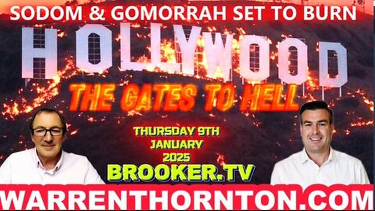 SODOM & GOMORRAH SET TO BURN , THE GATES TO HELL WITH WARREN THORNTON & PAUL BROOKER