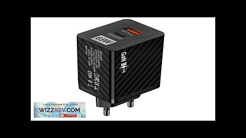 GaN Tech USLION PD65W 2-Port USB PD Charger USB-C+USB-A PD QC3.0 Fast Review